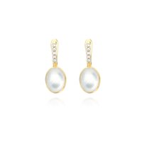 Earrings Nanis Woman BOULES in Gold Diamante 0.054 Ct OS15-609-IN - OS15-609-IN